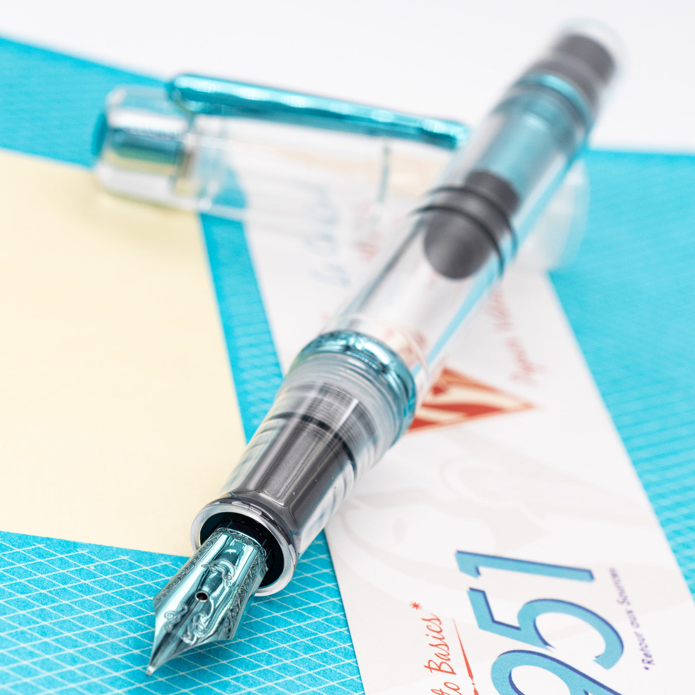 Nahvalur Original Fountain Pen - Winter blue nib