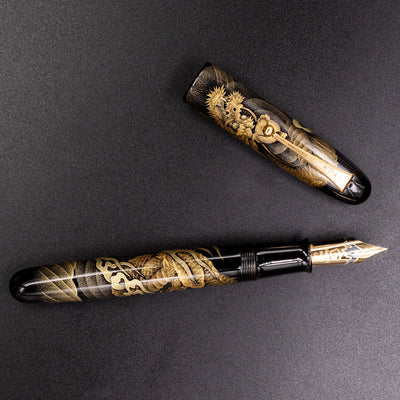 Namiki Chinkin Emperor Dragon Fountain Pen maki-e