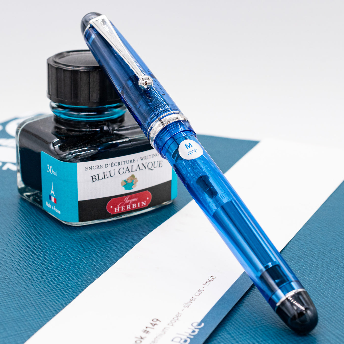 Pilot Custom 74 Fountain Pen - Blue capped