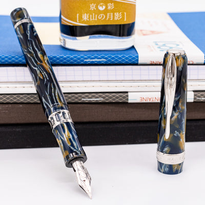 Pineider Antichi Materiali Wilde Blue Fountain Pen