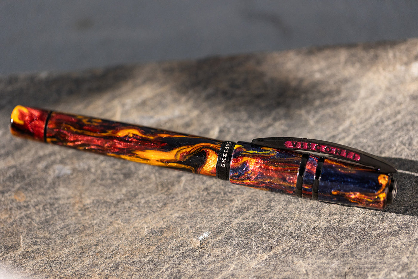 Visconti Homo Sapiens Earth Origins Fountain Pen - Fire capped