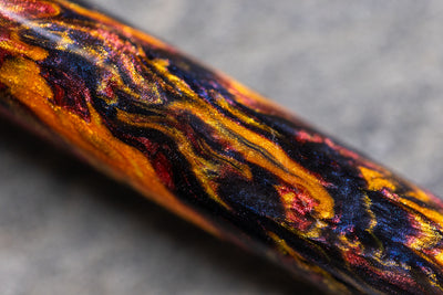 Visconti Homo Sapiens Earth Origins Fountain Pen - Fire resin swirl