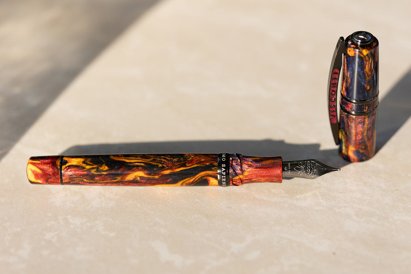 Visconti Homo Sapiens Earth Origins Fountain Pen - Fire