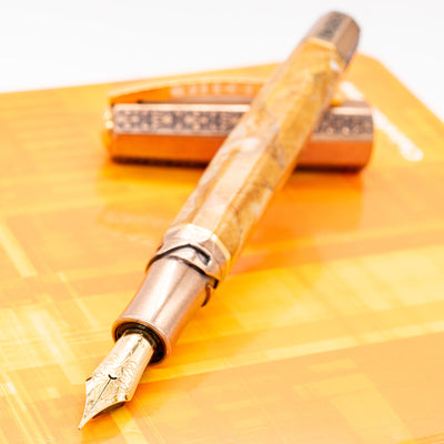 Visconti Il Magnifico Egyptian Marble Fountain Pen uncapped