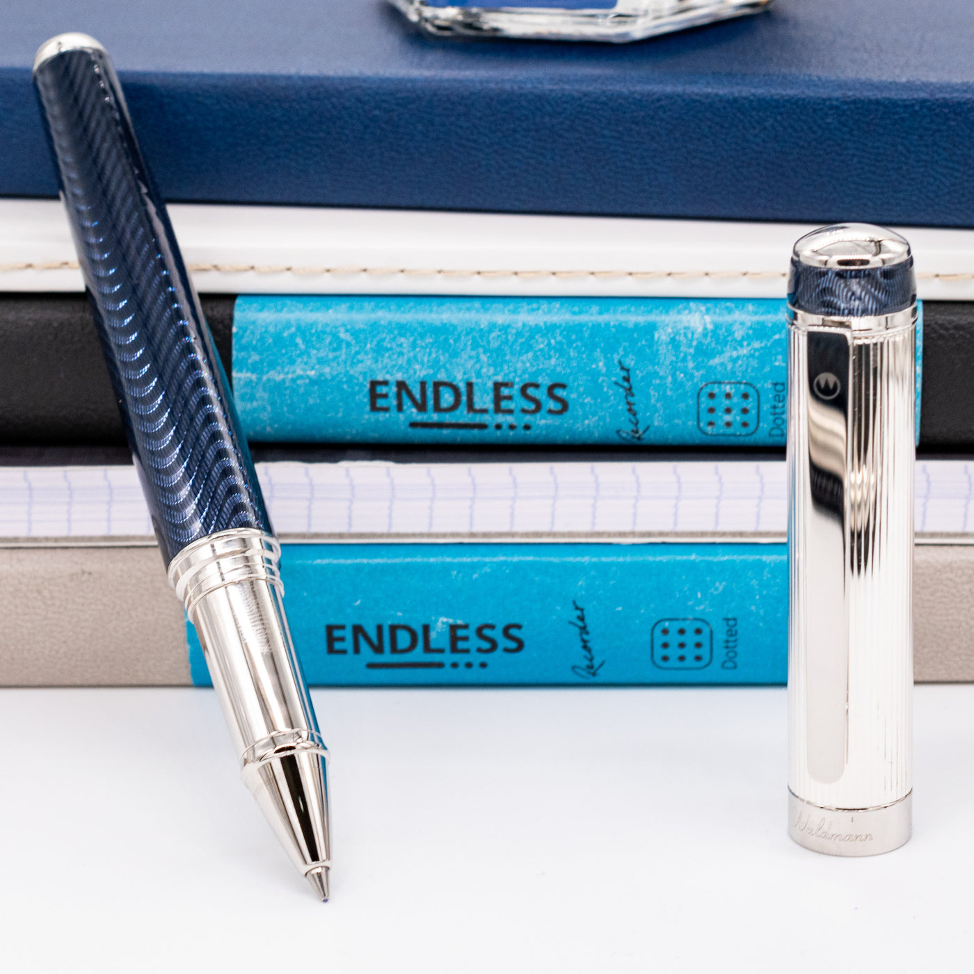 Waldmann Grandeur Rollerball Pen - Ocean Blue