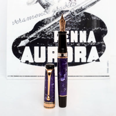 Aurora Ipsilon Deluxe Black & Chrome Fountain Pen – Truphae