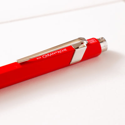 Caran D'Ache 849 Metal Red Rollerball Pen