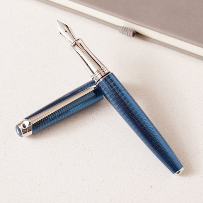 Caran D'Ache Leman V2 Grand Bleu Fountain Pen – Truphae