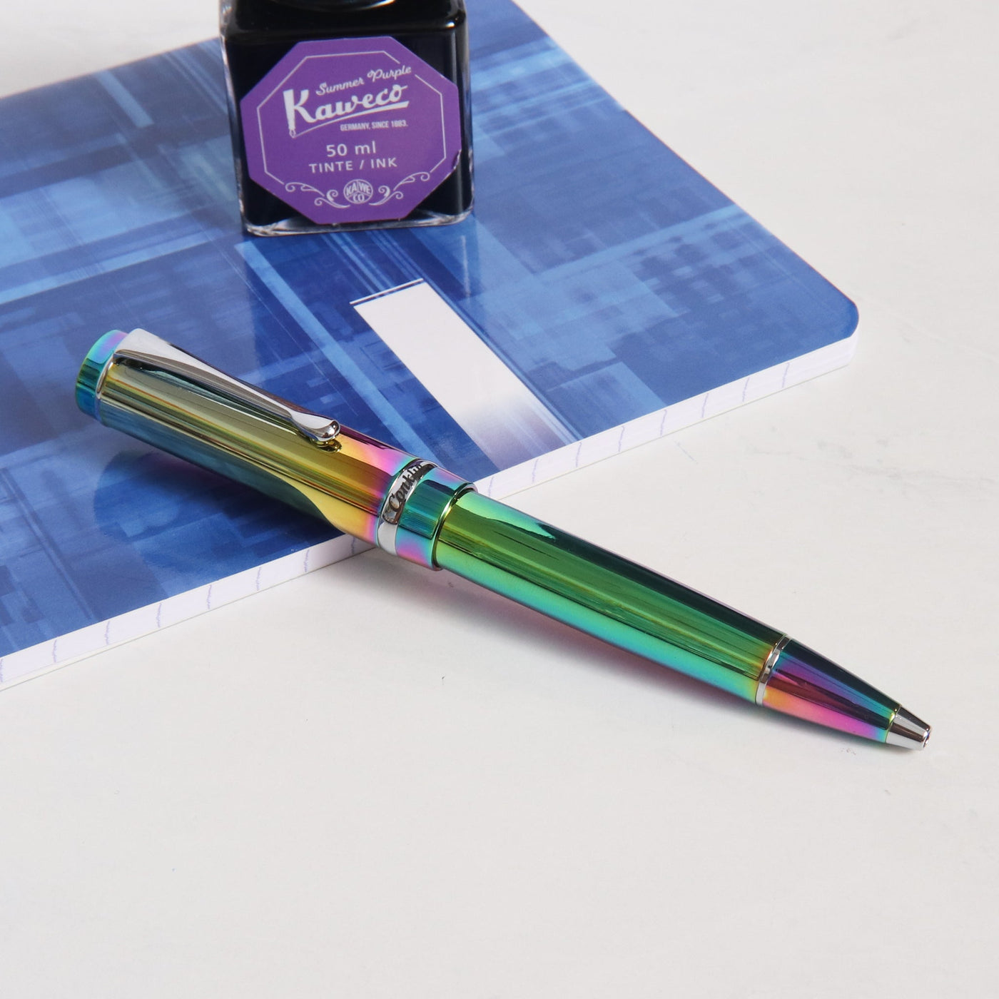 Conklin All American Rainbow Ballpoint Pen Closed