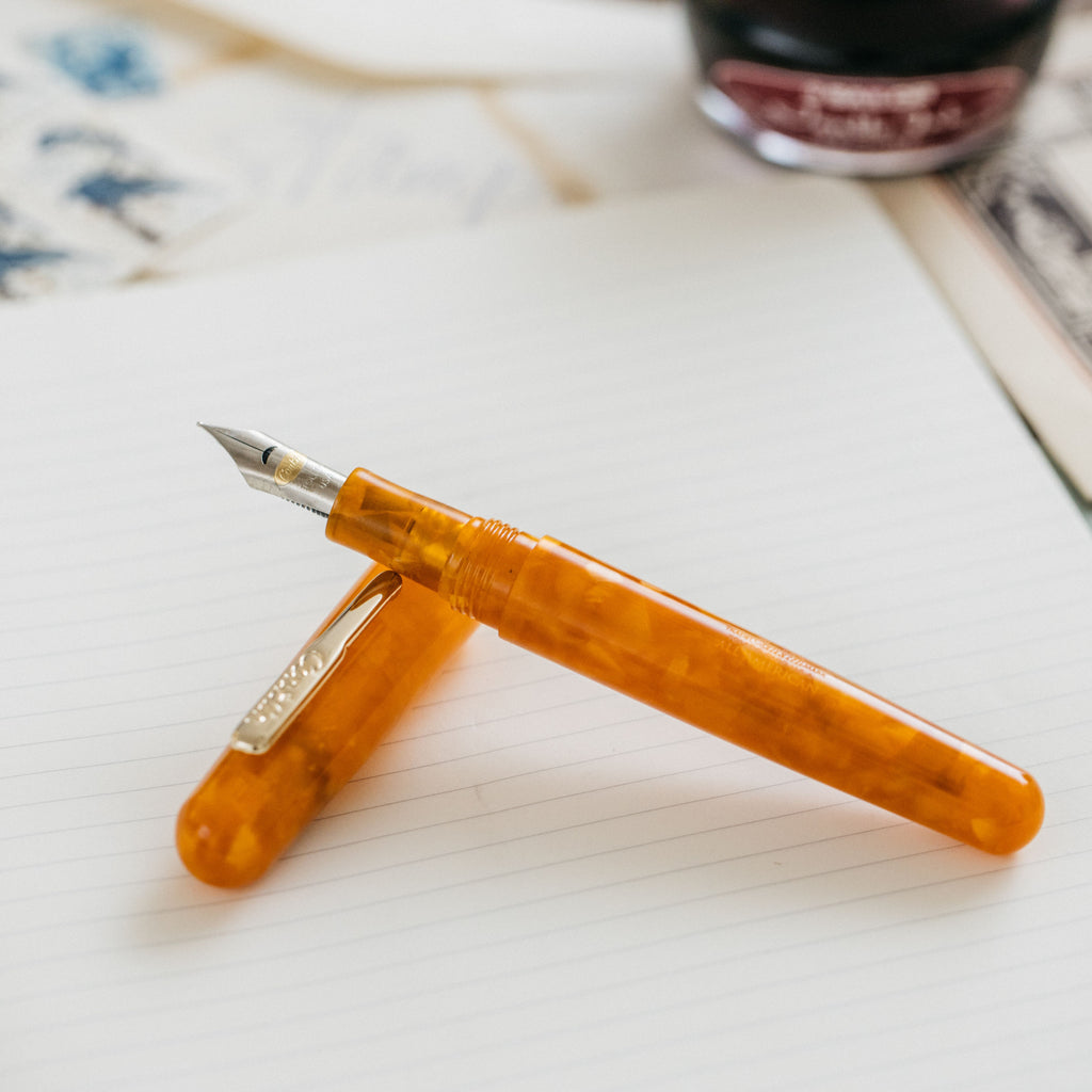 Ziller Nasturtium Orange Dip Pen Ink (1oz Bottle) - Anderson Pens