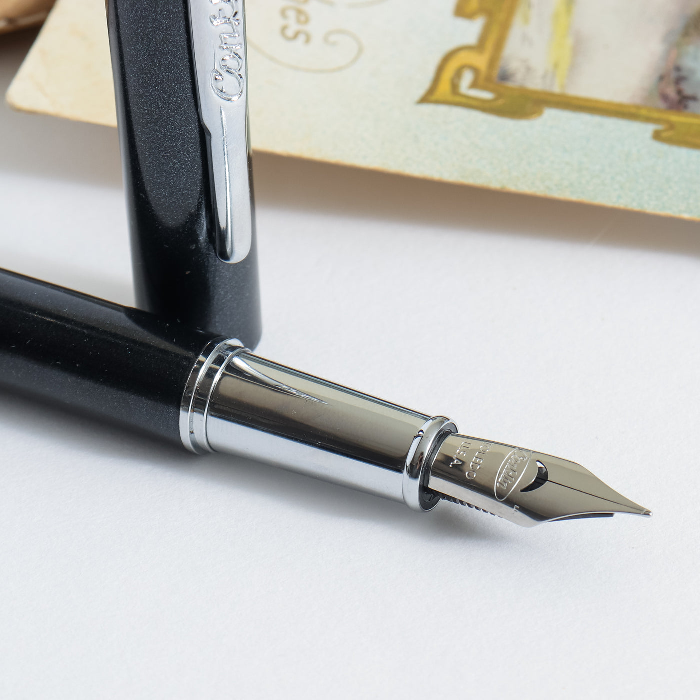 Conklin Coronet Black Fountain Pen