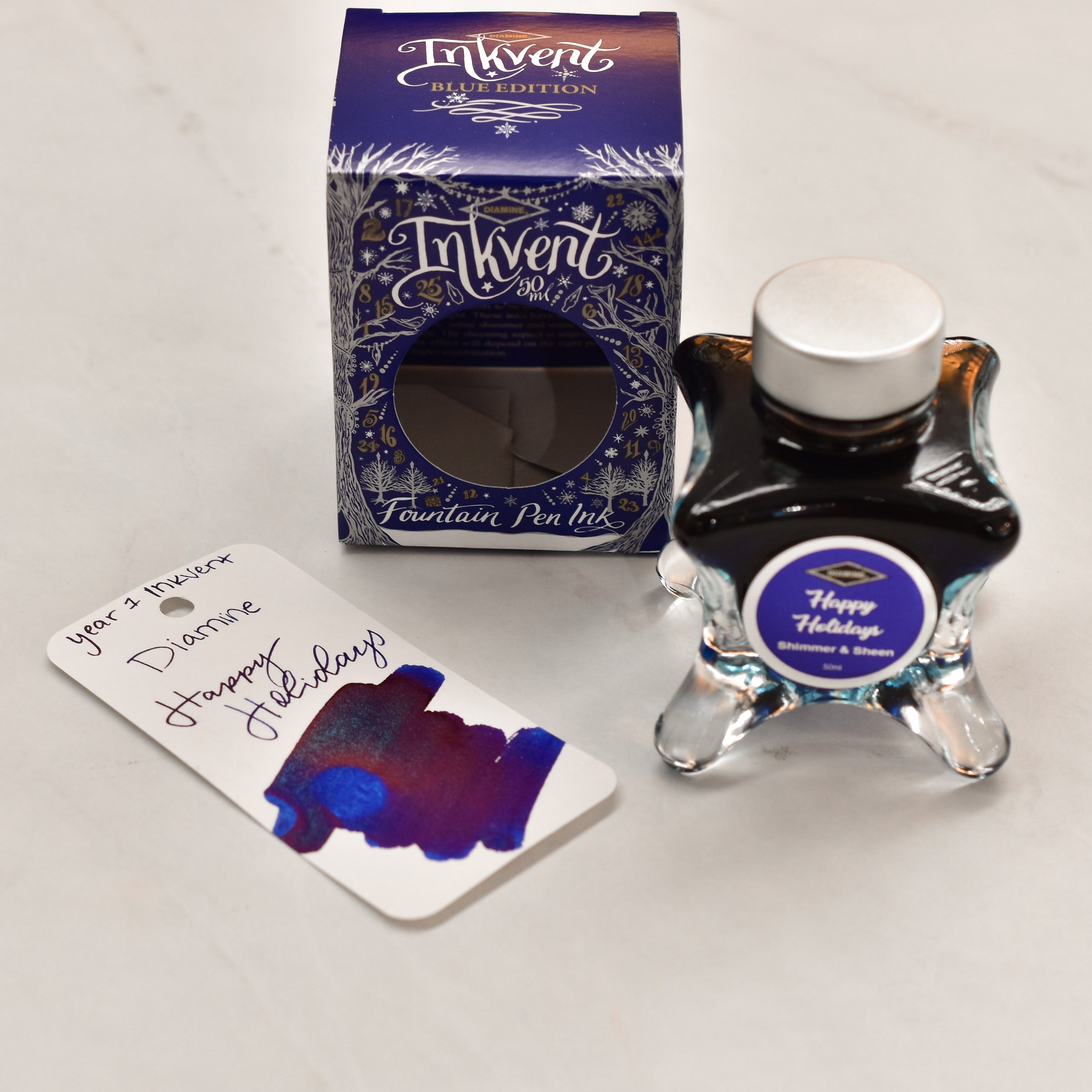 Diamine Inkvent Year 1 Happy Holidays Ink Bottle – Truphae