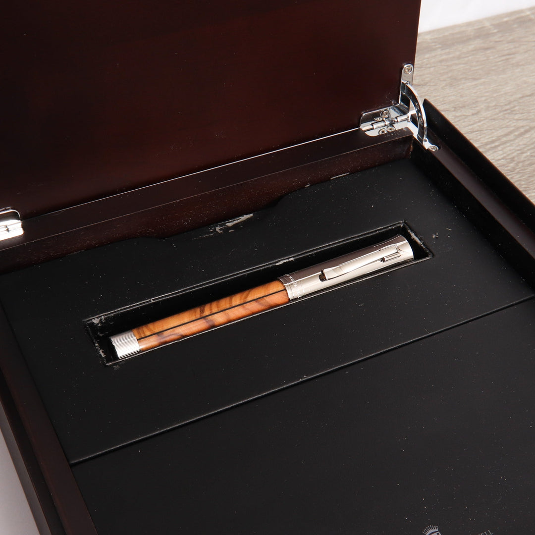 Handcrafted Fountain deals Pen and Ballpoint Set in Olive wood