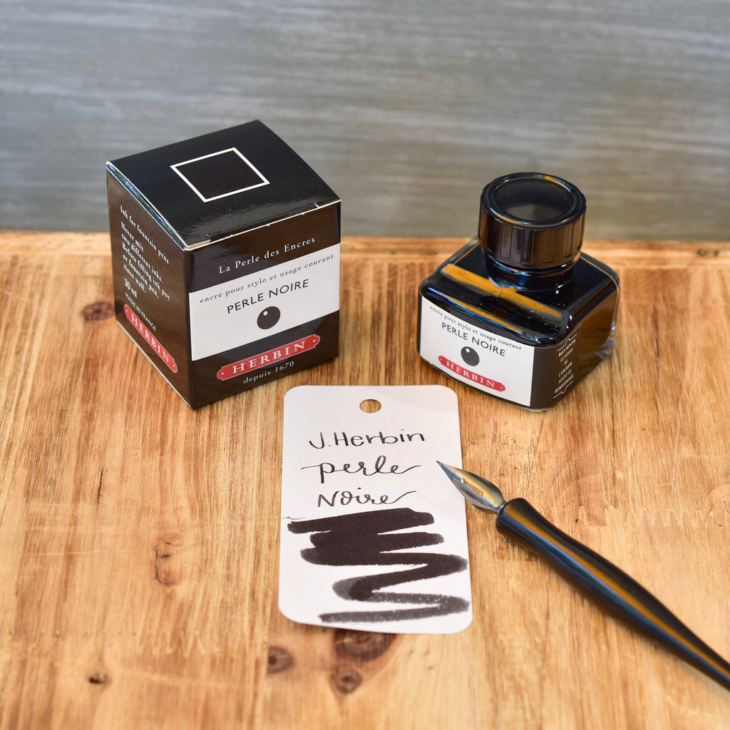 Herbin Perle Noire - 100ml Bottled Ink