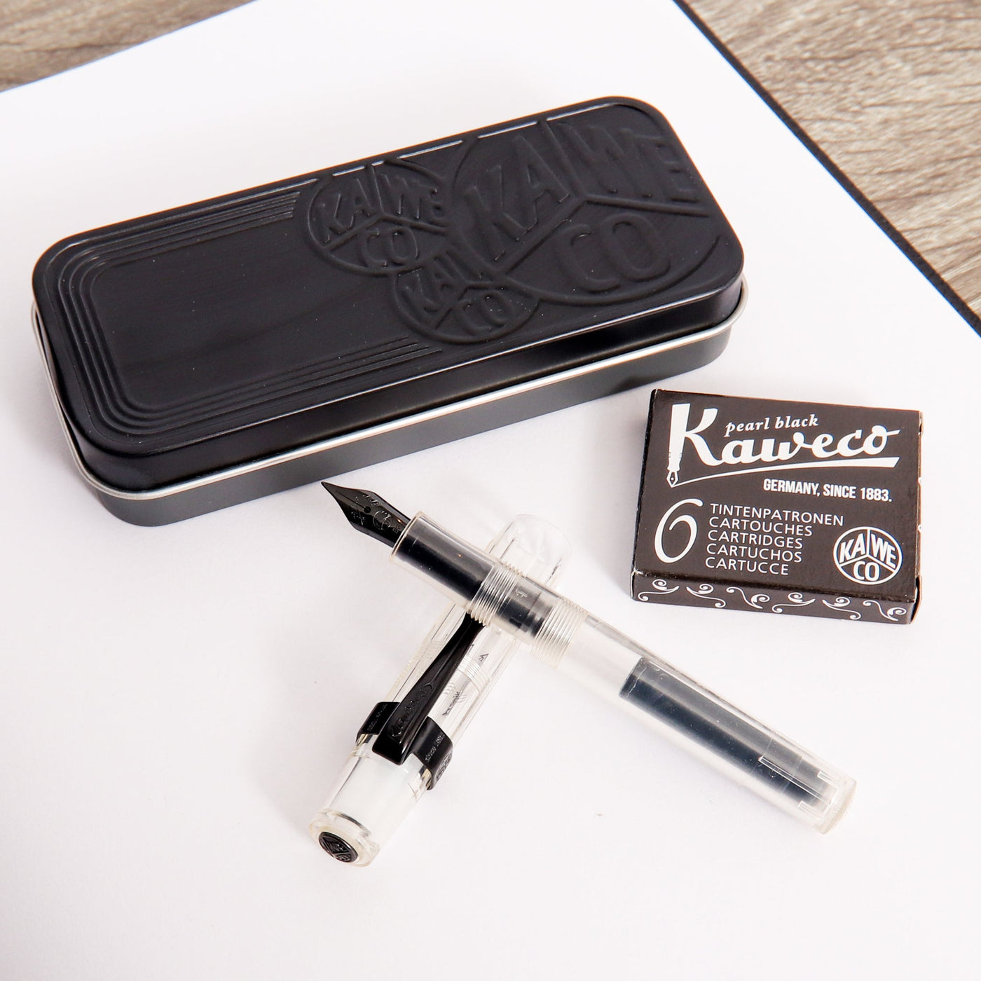 Kaweco Sport Fountain Pen - Limited Edition - Black Crystal - Pen Boutique  Ltd