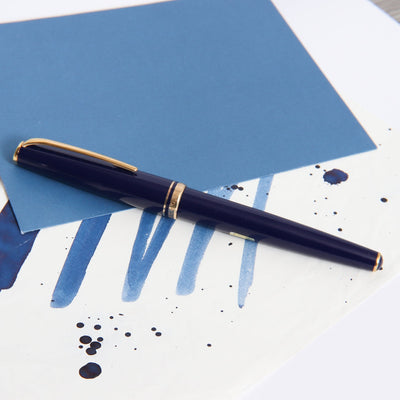 Montblanc Generation Blue & Gold Fountain Pen - Preowned Capped