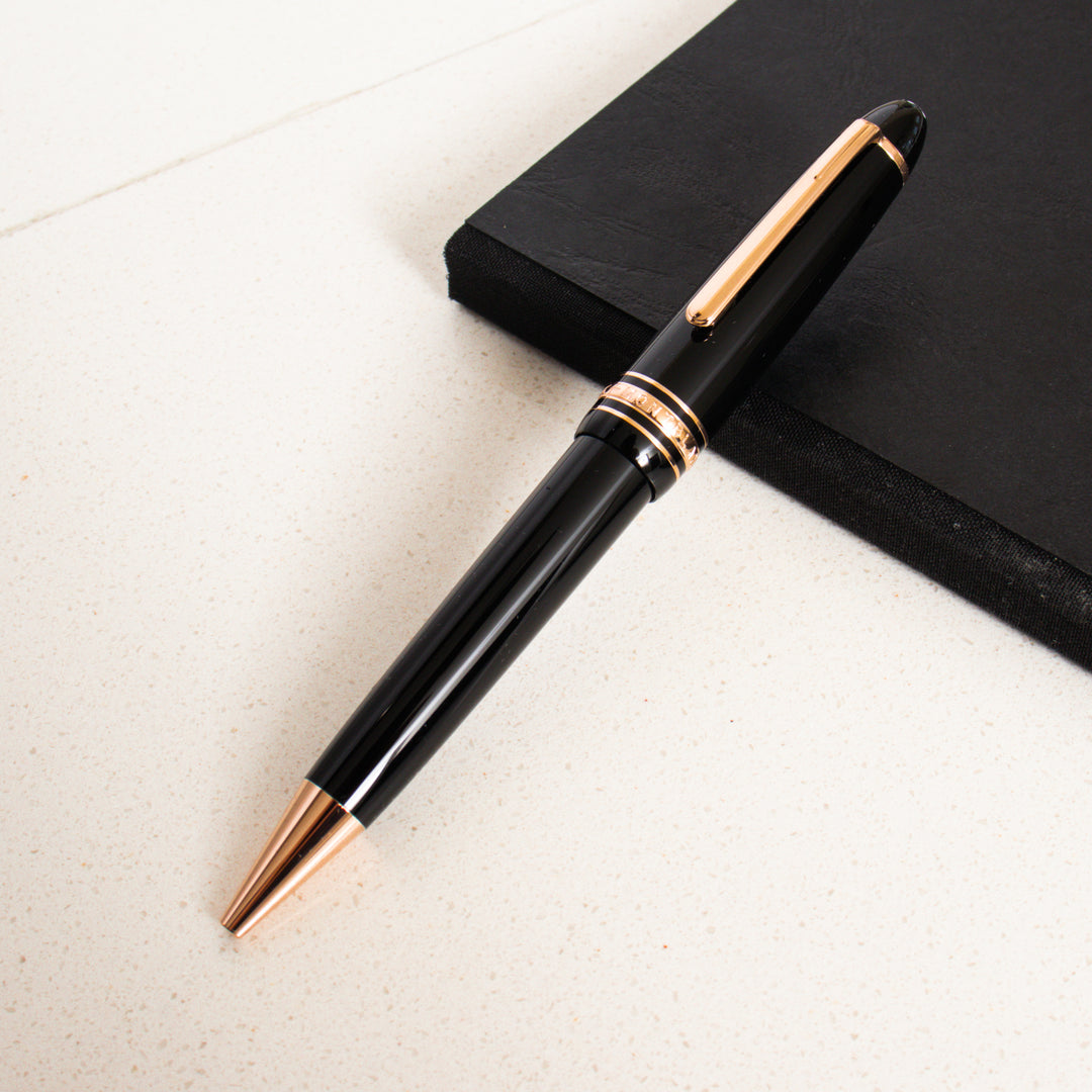 Montblanc Meisterstück 161 Rose Gold Coated LeGrand Ballpoint Pen – Truphae