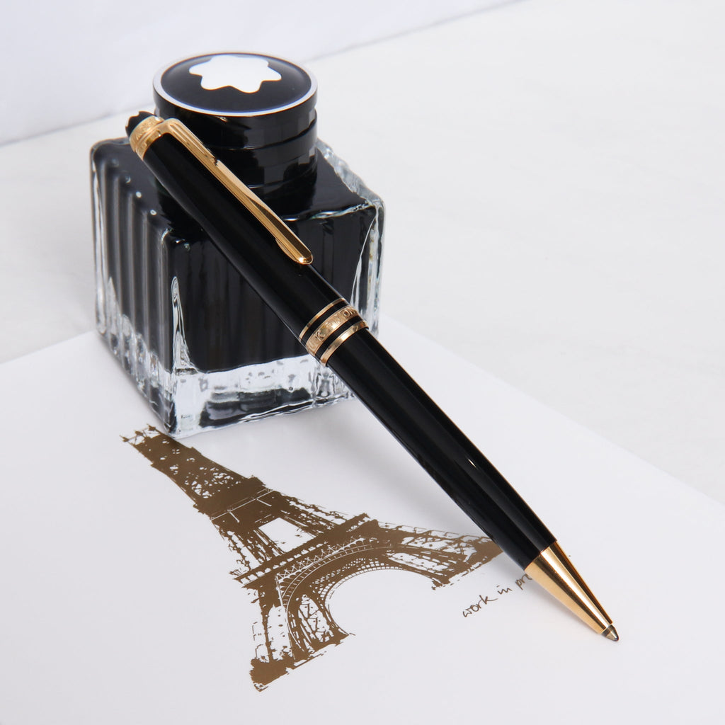 Montblanc Meisterstuck 146 Atelier Prives Solid 18k Gold Fountain Pen -  Limited Edition 1/1! - Preowned