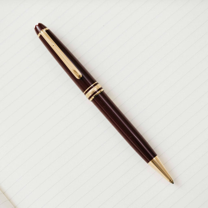 Montblanc Meisterstuck 164R Bordeaux Ballpoint Pen Preowned Truphae