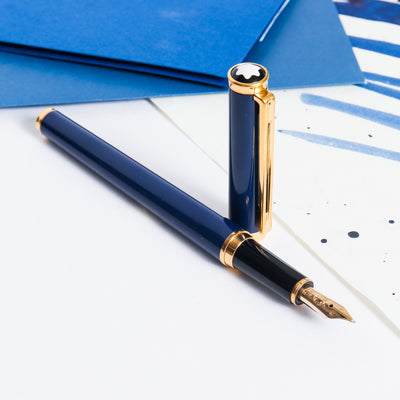 Montblanc Noblesse Oblige Blue Fountain Pen - Preowned