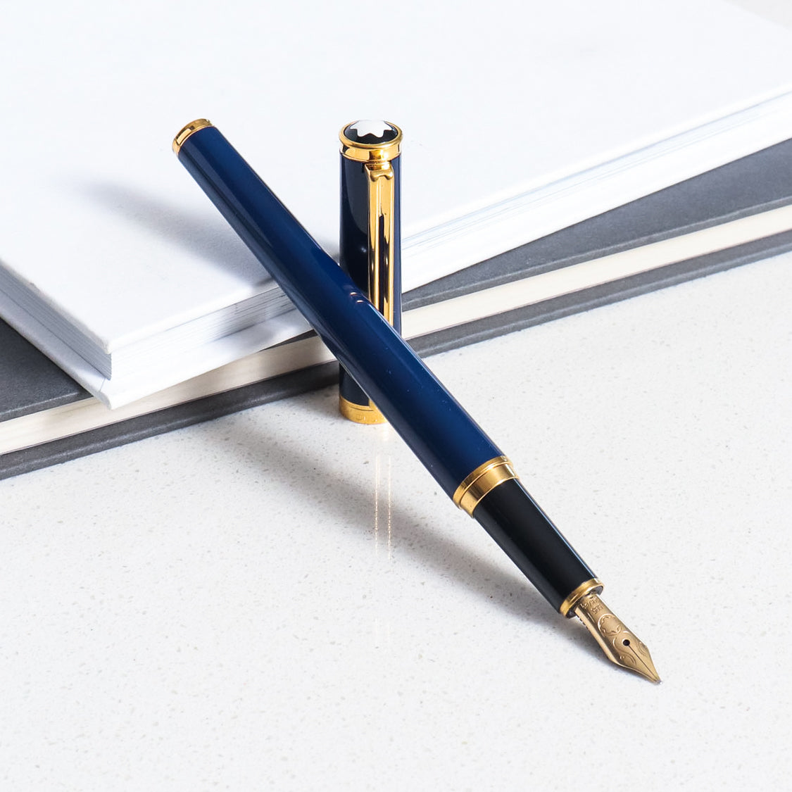 Montblanc Noblesse Oblige Blue Fountain Pen - Preowned