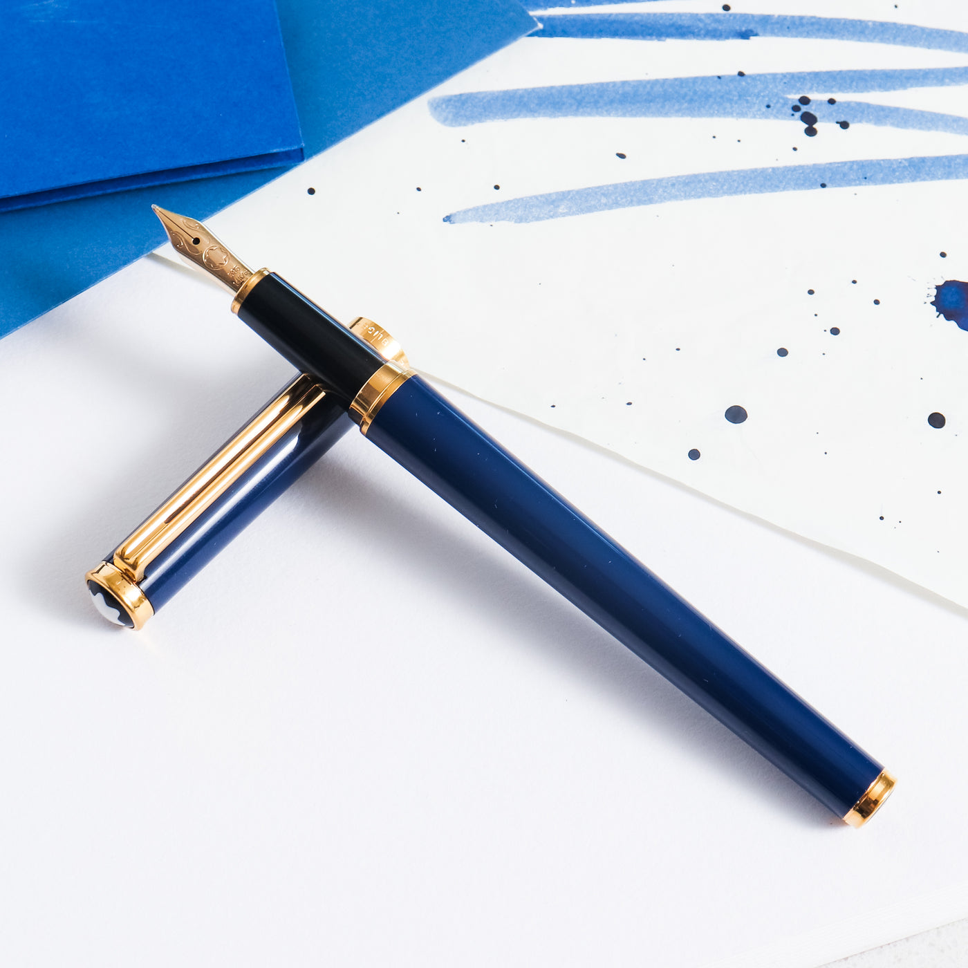 Montblanc Noblesse Oblige Blue Fountain Pen - Preowned