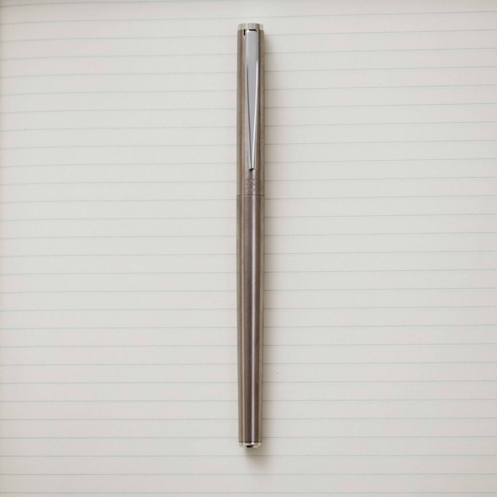 Montblanc Slimline 1122 Stainless Steel Fountain Pen - Preowned