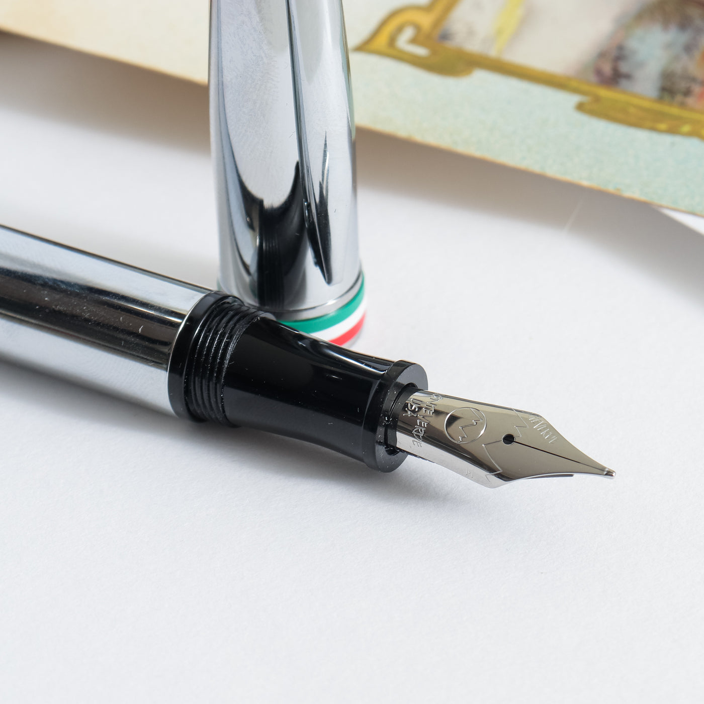 Monteverde Aldo Domani Italia Mirror Chrome Fountain Pen