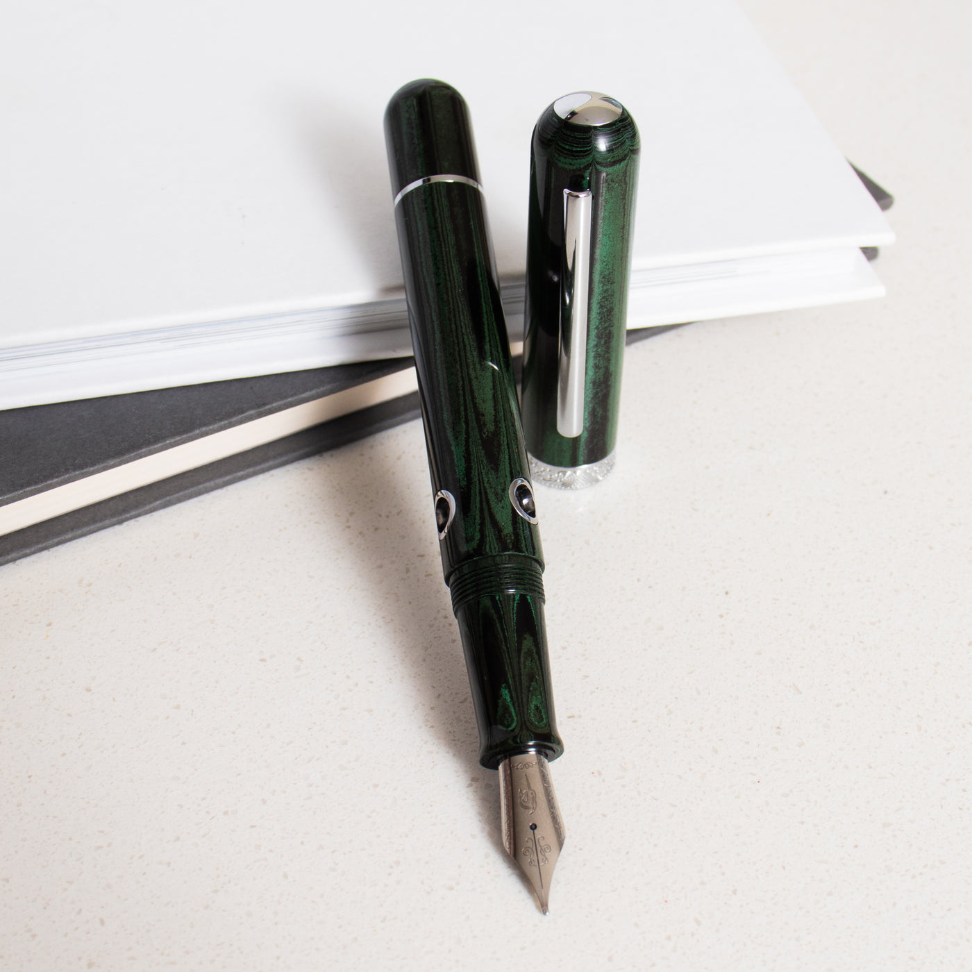 Narwhal Nautilus Chelonia Green Fountain Pen