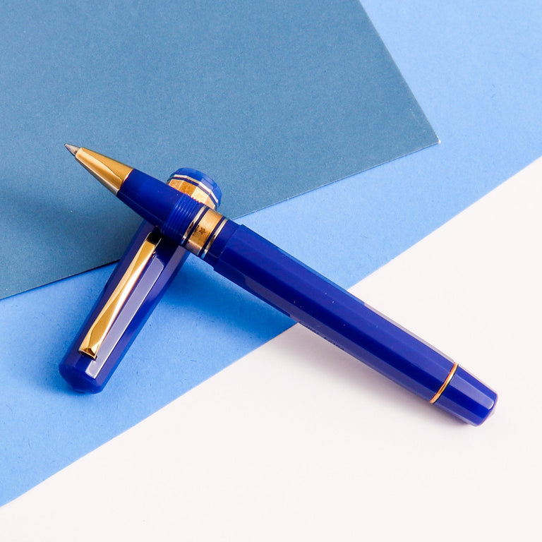 Parker Sonnet Premier Blue Lacquer Rollerball Pen - Preowned – Truphae