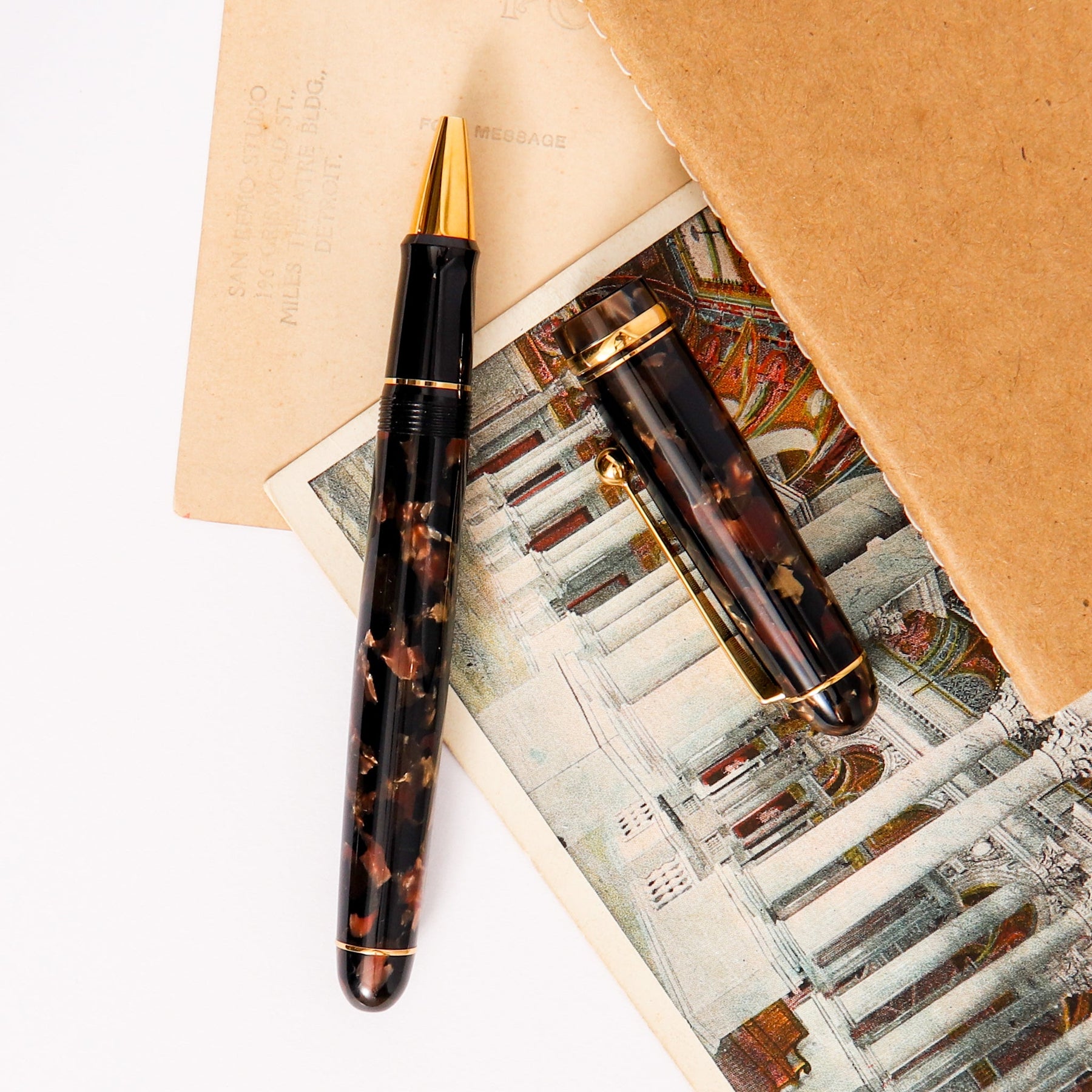 Brown Hand Crafted Pen – Lend A Hand Up