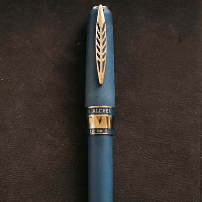 Pineider Alchemist Kilauea Blue Fountain Pen