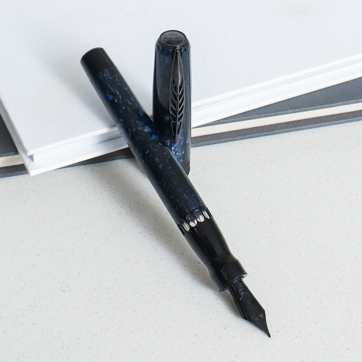 Pineider La Grande Bellezza Rocco Blue Fountain Pen