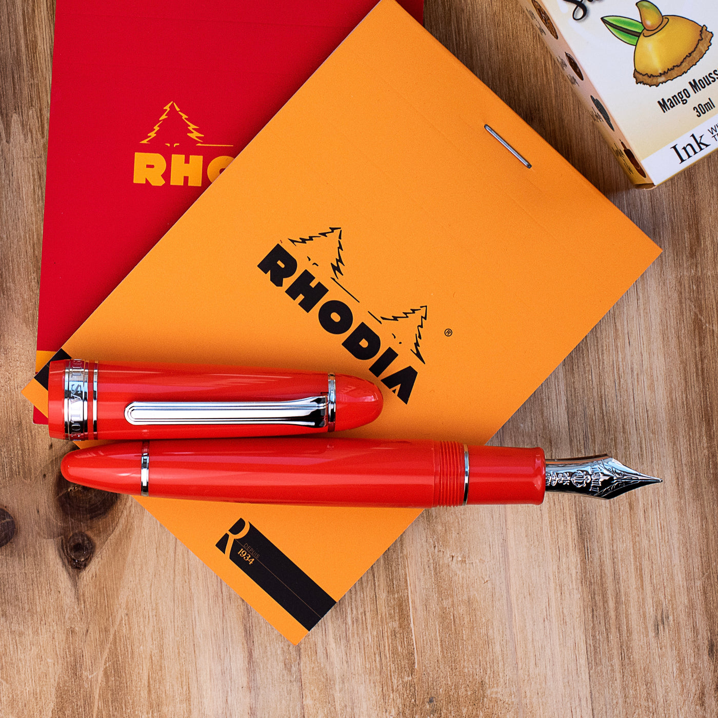 Sailor 1911 King of Pens Royal Tangerine Fountain Pen