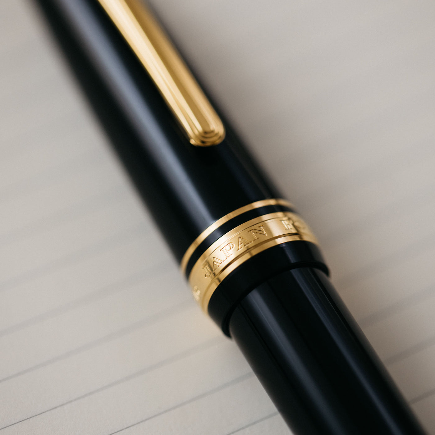 Sailor 1911L Black & Gold Fountain Pen