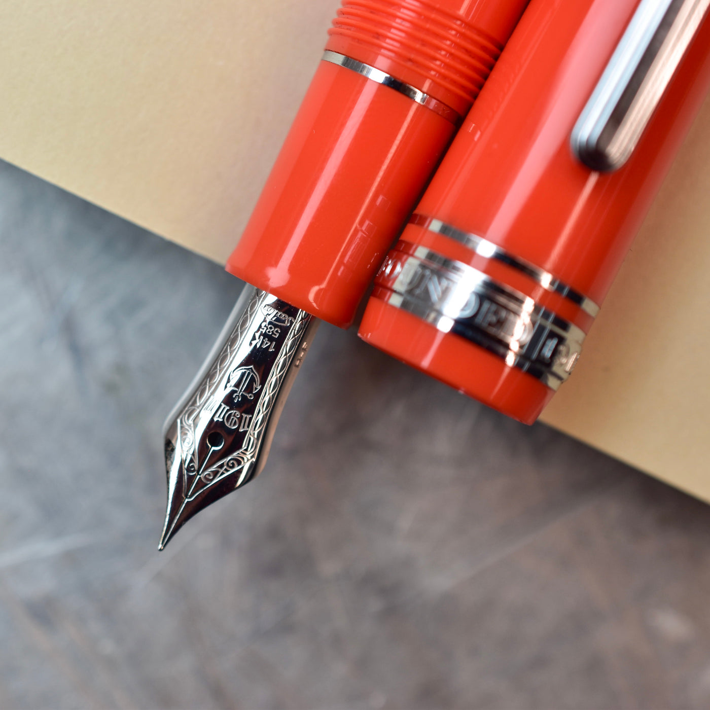 Sailor 1911S Tangerine Fountain Pen