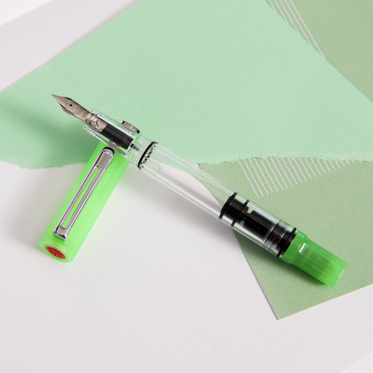 TWSBI Eco Fountain Pen - Glow Green - Broad