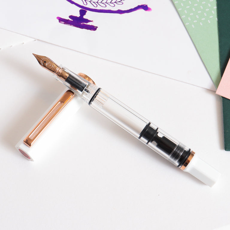 Pen Review: TWSBI ECO White Rosegold Fountain Pen - The Well